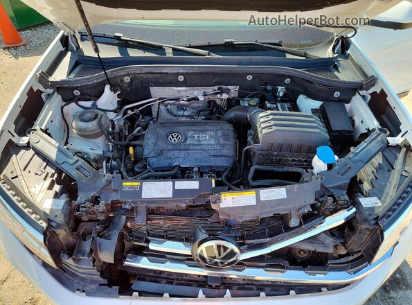 1V2TP2CA1MC570598 2021 VOLKSWAGEN ATLAS White Engine compartment view