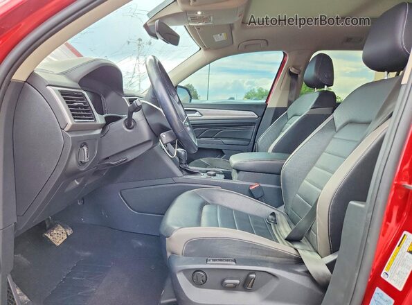 1V2TP2CA6MC512552 2021 VOLKSWAGEN ATLAS Red Вид салону спереду