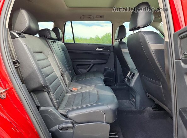 1V2TP2CA6MC512552 2021 VOLKSWAGEN ATLAS Red Вид задньої частини салону