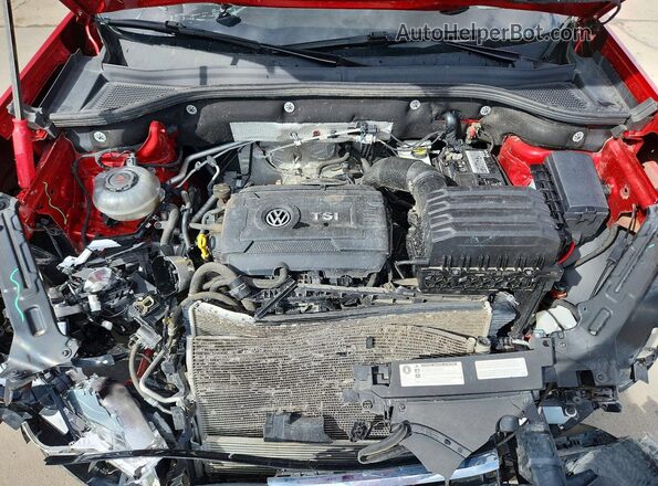 1V2TP2CA6MC512552 2021 VOLKSWAGEN ATLAS Red Вид підкапотного простору