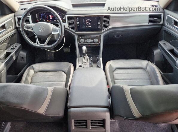 1V2TP2CA6MC512552 2021 VOLKSWAGEN ATLAS Red Вид панелі приладів