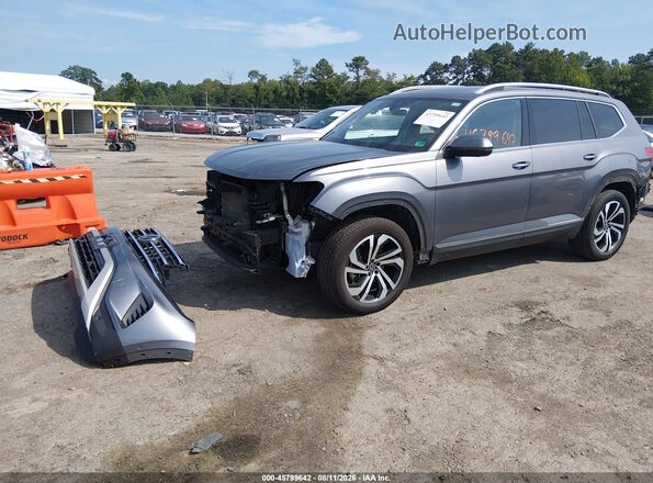 1V2TR2CA2MC577389 2021 VOLKSWAGEN ATLAS Gray Vista tres cuartos delantera izquierda