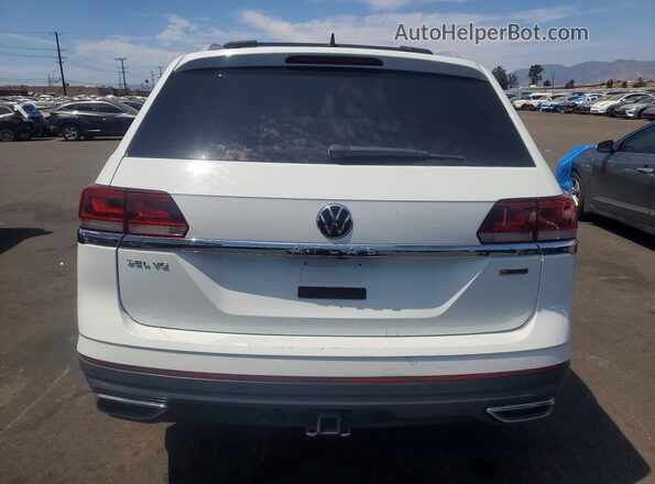 1V2TR2CA3MC503222 2021 VOLKSWAGEN ATLAS White უკანა ხედი