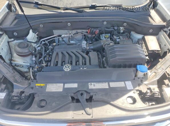 1V2TR2CA3MC503222 2021 VOLKSWAGEN ATLAS White ძრავის განყოფილების ხედი