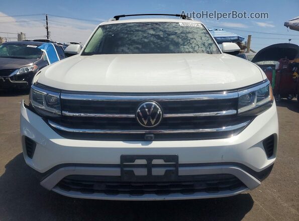 1V2TR2CA3MC503222 2021 VOLKSWAGEN ATLAS White წინა ხედი