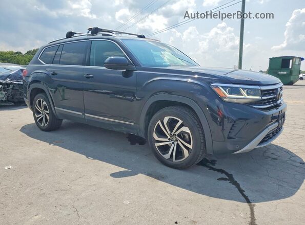 1V2TR2CA5MC502007 2021 VOLKSWAGEN ATLAS Черный Передняя правая четверть