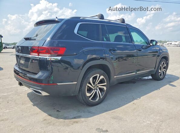 1V2TR2CA5MC502007 2021 VOLKSWAGEN ATLAS Черный Задняя правая четверть