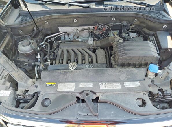 1V2TR2CA5MC502007 2021 VOLKSWAGEN ATLAS Черный Вид подкапотного пространства