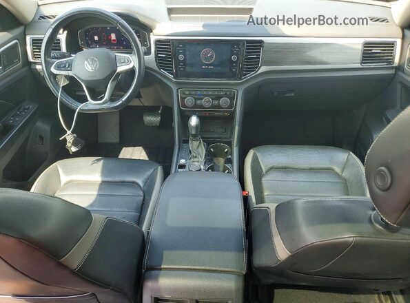 1V2TR2CA5MC502007 2021 VOLKSWAGEN ATLAS Черный Вид панели приборов