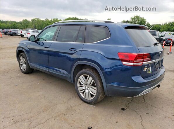 1V2UR2CA1KC581936 2019 VOLKSWAGEN ATLAS Синий Задняя левая четверть