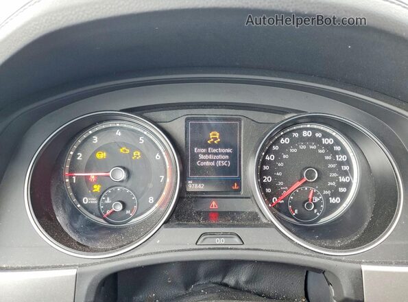 1V2UR2CA2KC575160 2019 VOLKSWAGEN ATLAS Gray Vista del cuadro de instrumentos