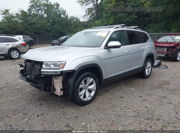 1V2UR2CA6KC554411 2019 VOLKSWAGEN ATLAS Silver Vista tres cuartos delantera izquierda