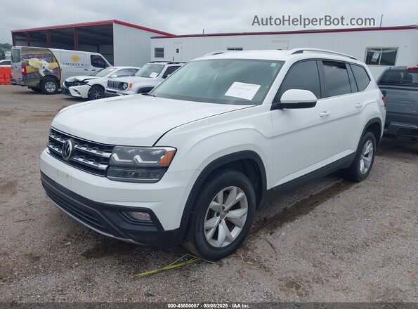 1V2UR2CA6KC560063 2019 VOLKSWAGEN ATLAS Белый Передняя левая четверть