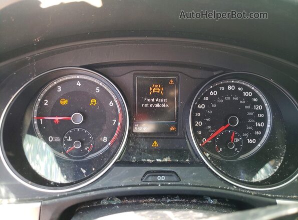 1V2UR2CA7KC564283 2019 VOLKSWAGEN ATLAS Gray Instrument cluster view