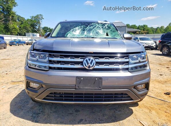 1V2UR2CA7KC564283 2019 VOLKSWAGEN ATLAS Gray Front view