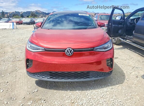 1V2VMPE85PC015652 2023 VOLKSWAGEN ID.4 Красный Вид спереди