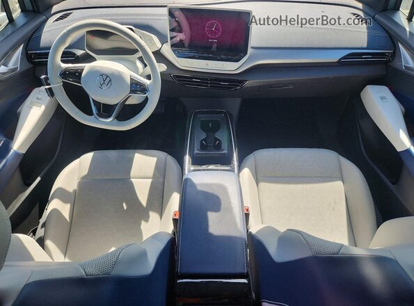1V2VMPE87PC020240 2023 VOLKSWAGEN ID.4 Gray Առջևի վահանակի տեսք