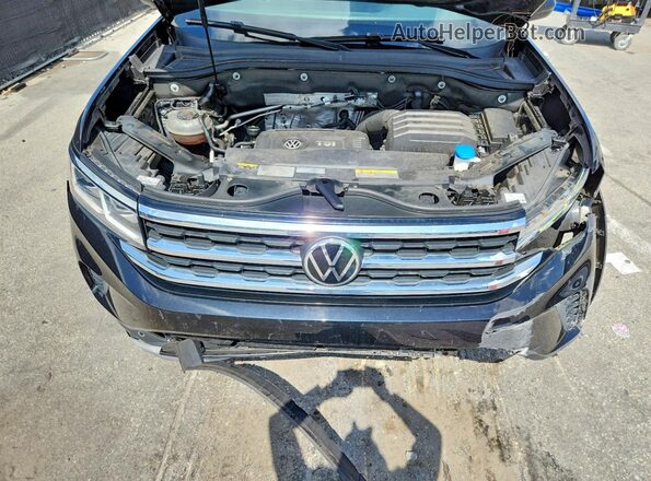 1V2WC2CA1MC238010 2021 VOLKSWAGEN ATLAS Black Vista del compartimento del motor