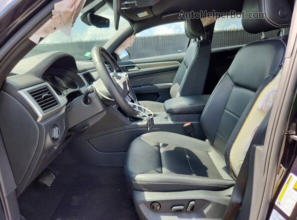 1V2WC2CA1MC238010 2021 VOLKSWAGEN ATLAS Black Vista interior delantera