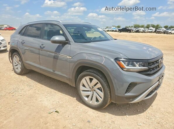 1V2WC2CA7MC233202 2021 VOLKSWAGEN ATLAS Gray Передня права чверть