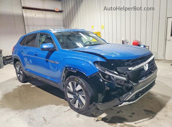 1V2WC2CA8TC216326 2026 VOLKSWAGEN ATLAS Blue Передня права чверть