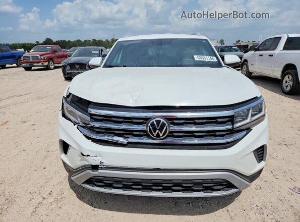 1V2WE2CA0MC201055 2021 VOLKSWAGEN ATLAS White Front view