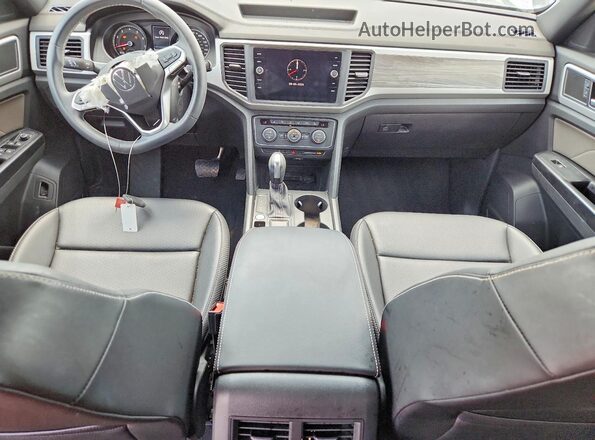1V2WE2CA0MC201055 2021 VOLKSWAGEN ATLAS White Instrument cluster view