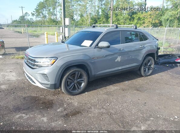1V2WE2CA1MC221346 2021 VOLKSWAGEN ATLAS Gray Przód lewy