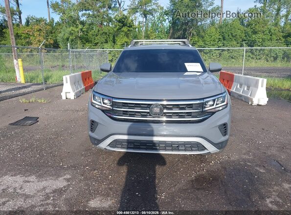1V2WE2CA1MC221346 2021 VOLKSWAGEN ATLAS Gray Widok wnętrza z tyłu