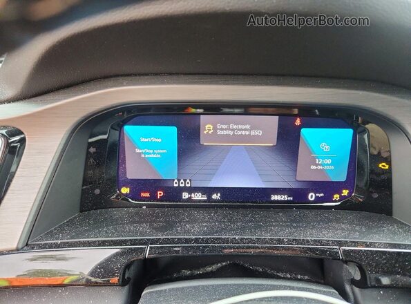 1V2WE2CA3SC213214 2025 VOLKSWAGEN ATLAS Серебряный Вид щитка приборов