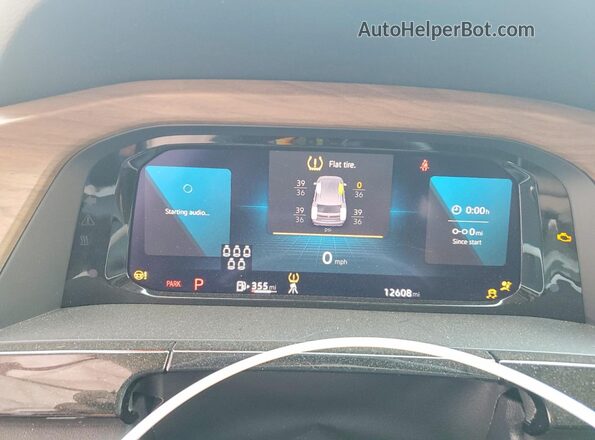 1V2WN2CA3TC530556 2026 VOLKSWAGEN ATLAS Blue Vista del cuadro de instrumentos