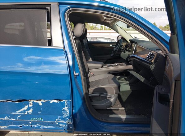 1V2WN2CA7TC542953 2026 VOLKSWAGEN ATLAS Blue წინა სალონის ხედი