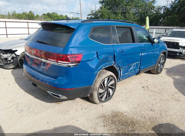 1V2WN2CA7TC542953 2026 VOLKSWAGEN ATLAS Blue უკანა მარჯვენა