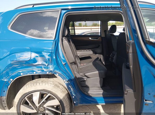 1V2WN2CA7TC542953 2026 VOLKSWAGEN ATLAS Blue VIN კოდის სტიკერის ხედი