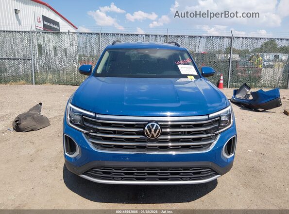 1V2WN2CA9TC579910 2026 VOLKSWAGEN ATLAS Blue Widok wnętrza z tyłu