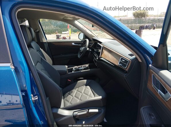 1V2WN2CA9TC579910 2026 VOLKSWAGEN ATLAS Blue Widok wnętrza z przodu