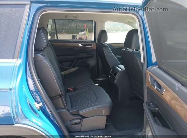 1V2WN2CA9TC579910 2026 VOLKSWAGEN ATLAS Blue Widok naklejki z numerem VIN