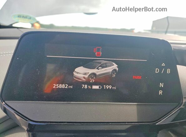 1V2WNPE85PC036213 2023 VOLKSWAGEN ID.4 Silver Вид щитка приладів