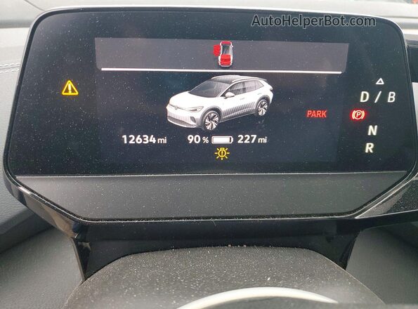 1V2WNPE87PC048220 2023 VOLKSWAGEN ID.4 Белый Вид щитка приборов