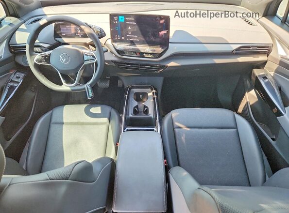 1V2WNPE88PC049246 2023 VOLKSWAGEN ID.4 Gray წინა პანელის ხედი