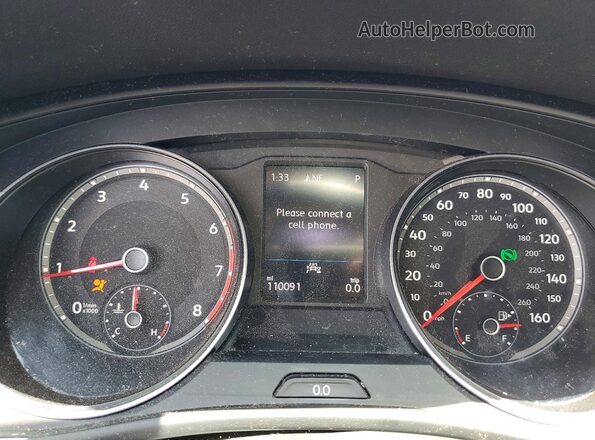 1V2WP2CA2MC570638 2021 VOLKSWAGEN ATLAS Blue Vista del cuadro de instrumentos