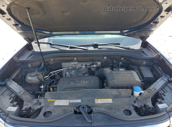 1V2WP2CA2MC570638 2021 VOLKSWAGEN ATLAS Blue Vista del compartimento del motor