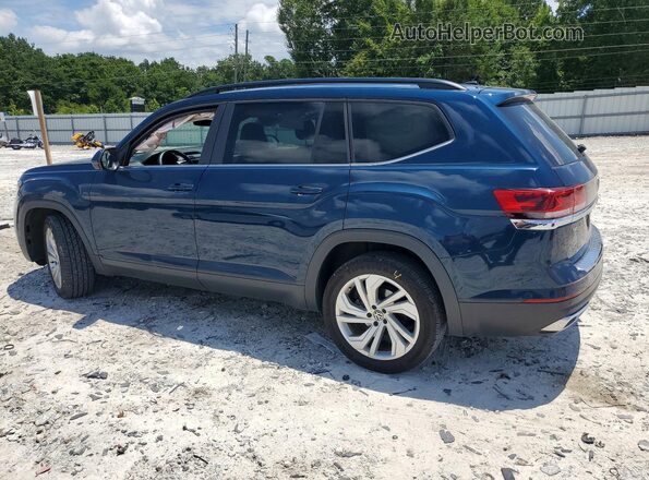1V2WP2CA2MC570638 2021 VOLKSWAGEN ATLAS Blue Trasero izquierdo
