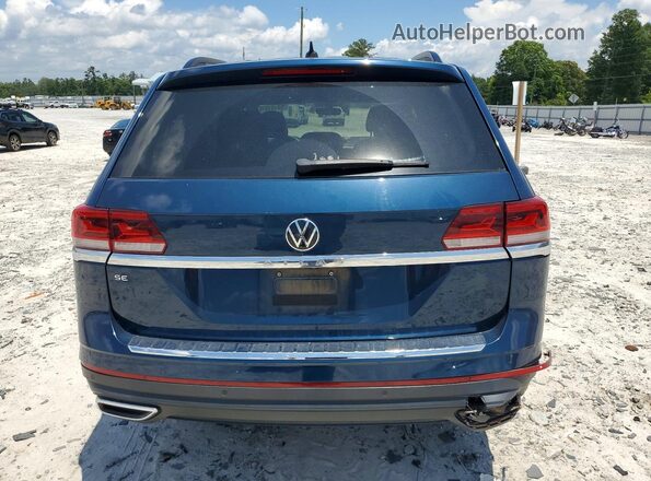 1V2WP2CA2MC570638 2021 VOLKSWAGEN ATLAS Blue Vista trasera