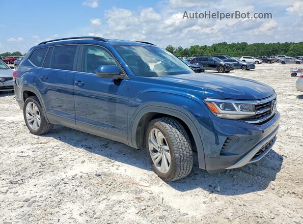 1V2WP2CA2MC570638 2021 VOLKSWAGEN ATLAS Blue Delantero derecho