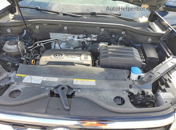1V2WP2CA7MC603455 2021 VOLKSWAGEN ATLAS Синий Вид подкапотного пространства