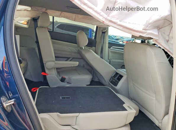 1V2WP2CA7MC603455 2021 VOLKSWAGEN ATLAS Синий Вид задней части салона