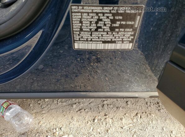1V2WP2CA7MC603455 2021 VOLKSWAGEN ATLAS Синий Вид наклейки с VIN-кодом
