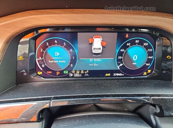 1V2WR2CA0SC517556 2025 VOLKSWAGEN ATLAS Gray Вид щитка приладів