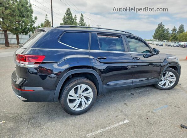 1V2WR2CA1MC578689 2021 VOLKSWAGEN ATLAS Black უკანა მარჯვენა